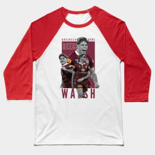 Reece Walsh Queensland Maroons Baseball T-Shirt